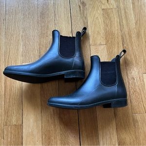 Sam Edelman Tinsley Matte Black Rain Boots